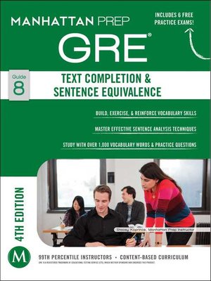 cover image of Text Completion & Sentence Equivalence GRE Strategy Guide